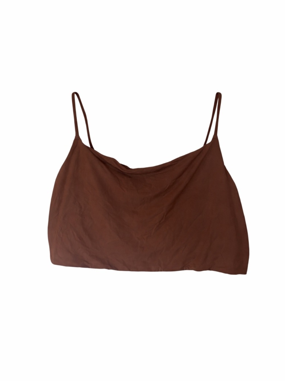 Skims Fits Everybody Cami Brown NWT Stretch Strappy Tank Top